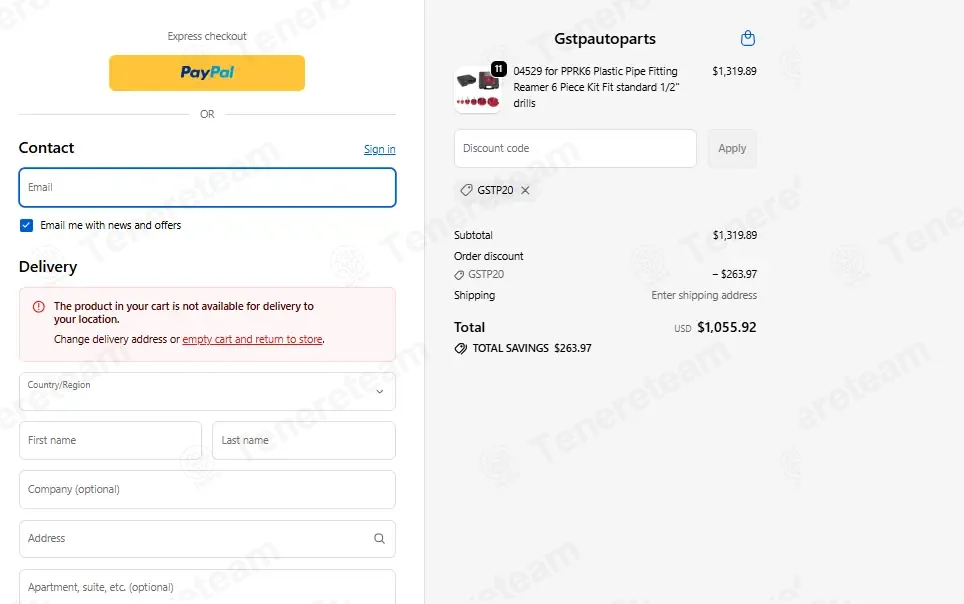 GSTP Auto Parts coupon code: 20% off with GSTP20. Tested and valid as 1 week ago.