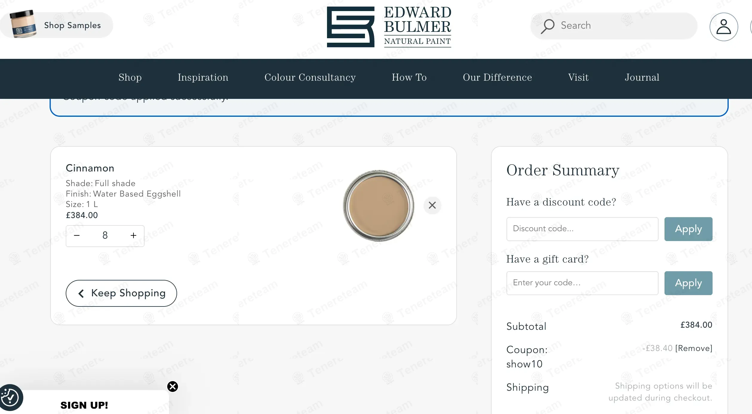 Edward Bulmer Natural Paint coupon code: 10% off with SHOW10. Tested and valid as 4 months ago.