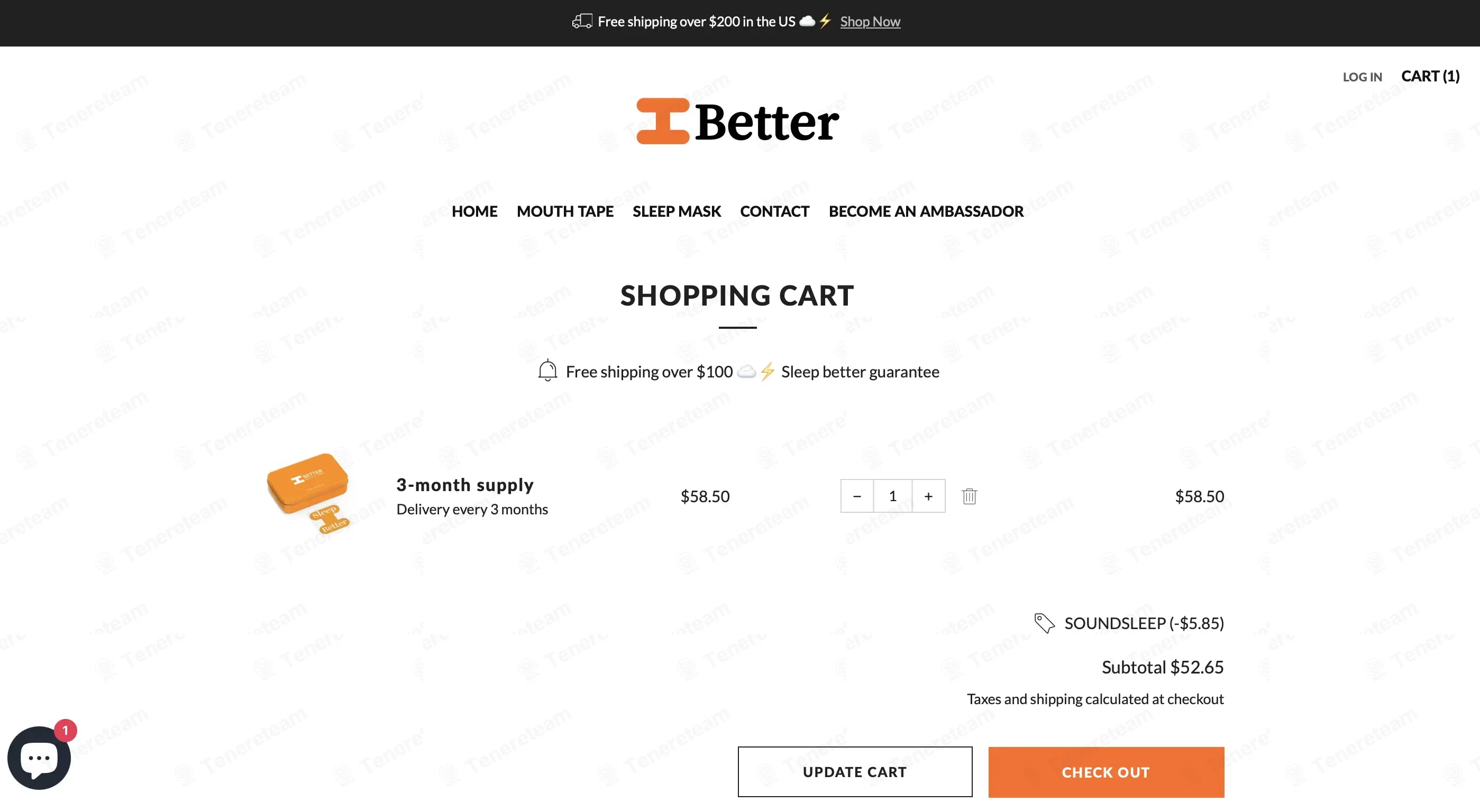 Better Mouth Tape coupon code: 10% off with SOUNDSLEEP. Tested and valid as 1 month ago.