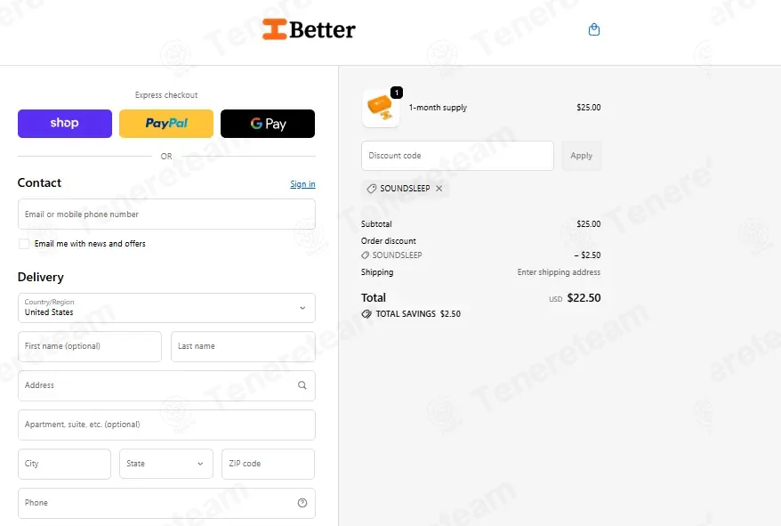Better Mouth Tape coupon code: 10% off with SOUNDSLEEP. Tested and valid as 1 month ago.