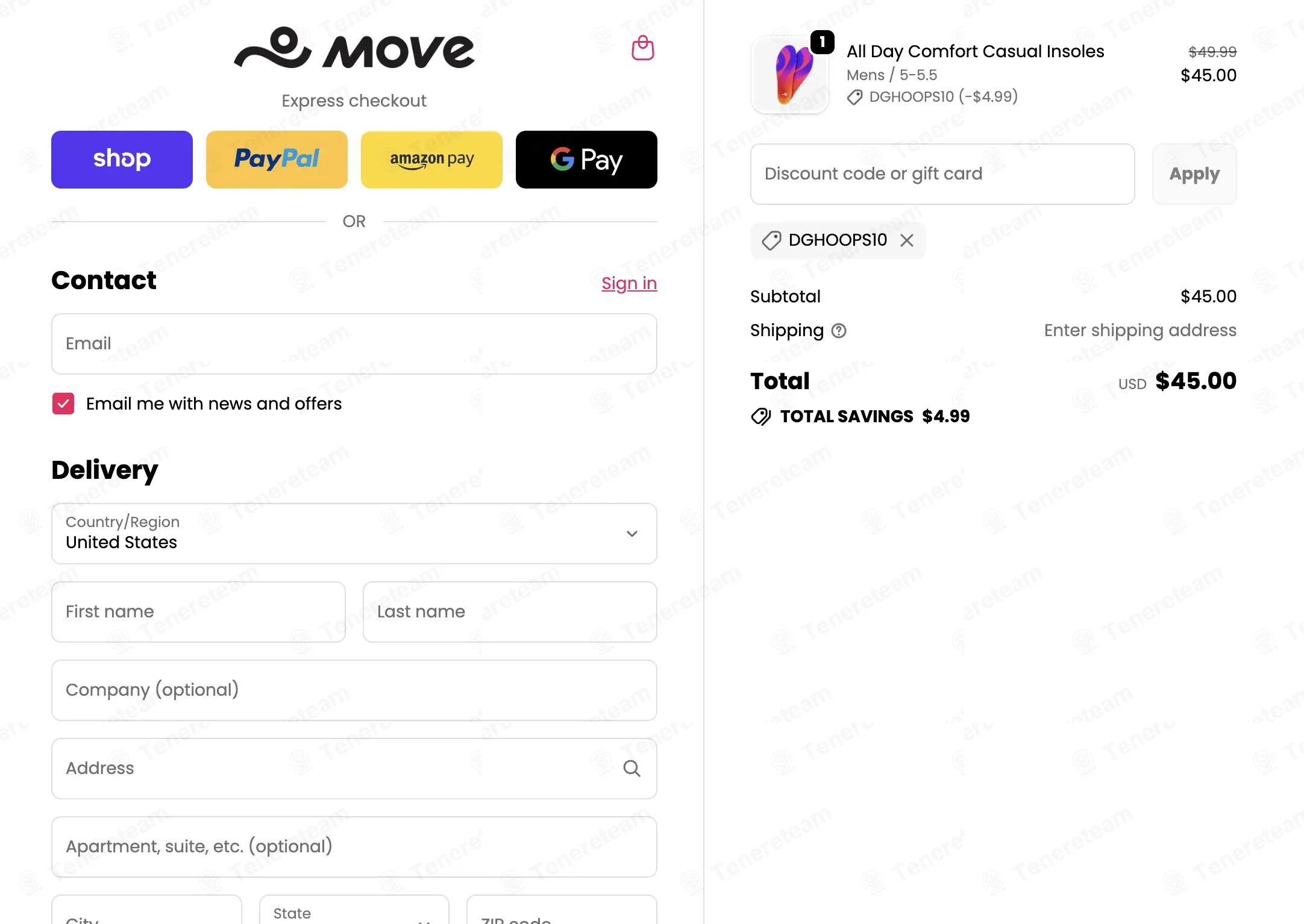 Move Insoles coupon code: 10% off with DGHOOPS10. Tested and valid as 2 weeks ago.