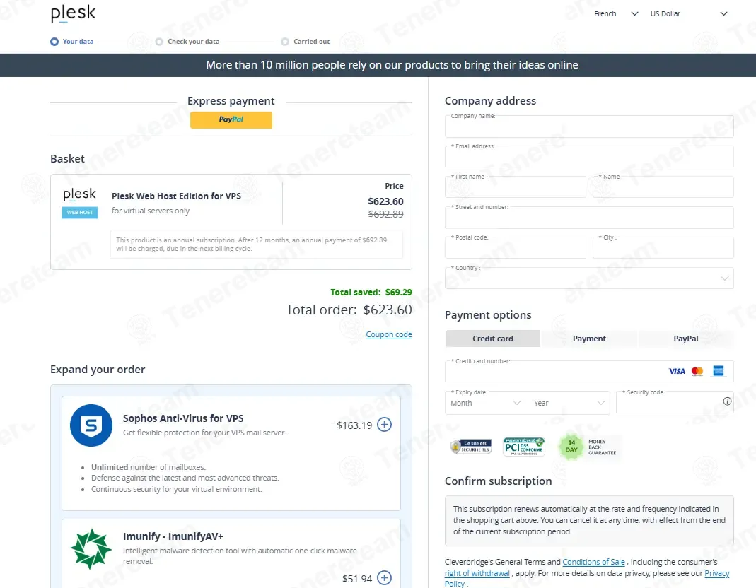 Plesk coupon code: 10% off with mkinfotech10. Tested and valid as 1 month ago.