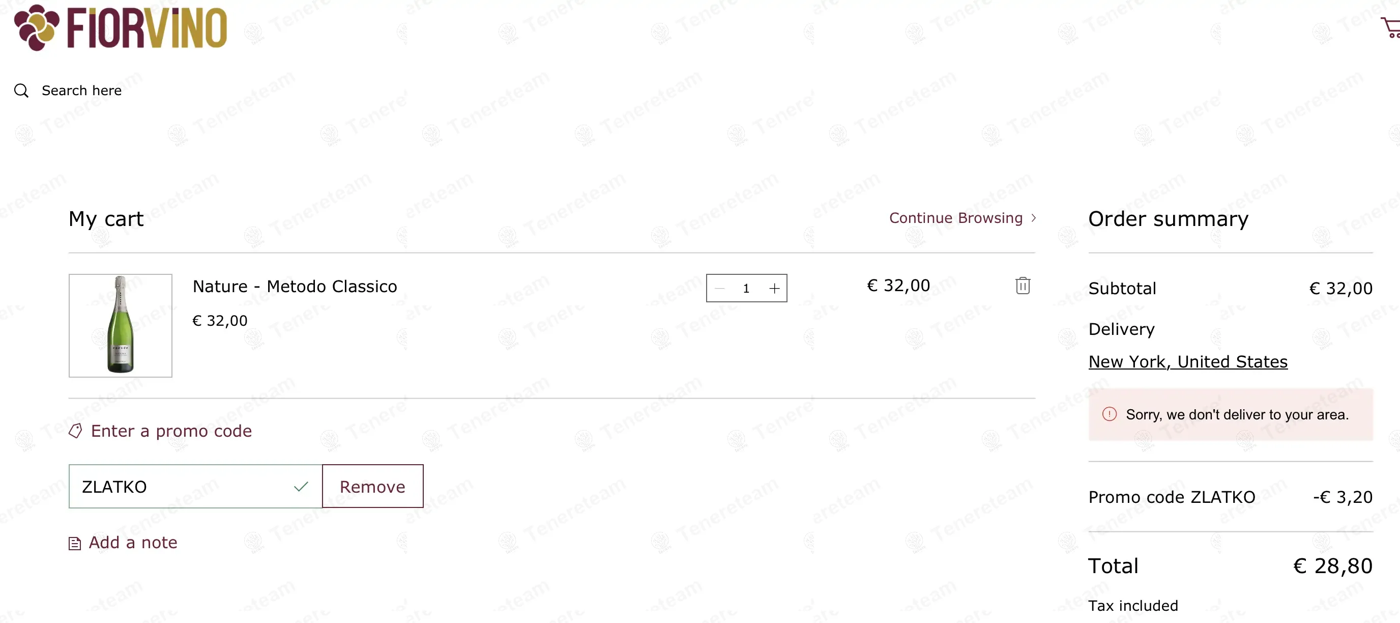 Fiorvino coupon code: 10% off with ZLATKO. Tested and valid as 1 year ago.
