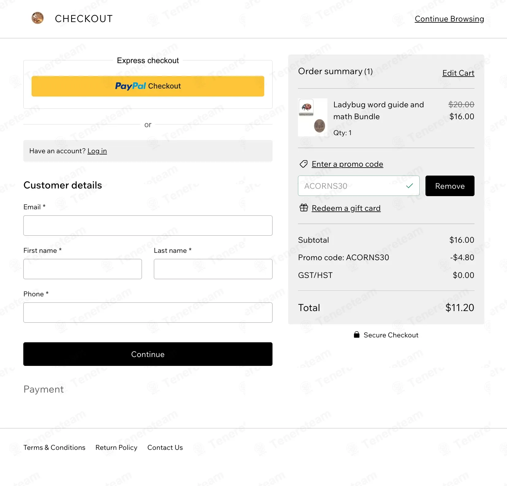 Acorns and Aprons coupon code: 30% off with ACORNS30. Tested and valid as 3 days ago.