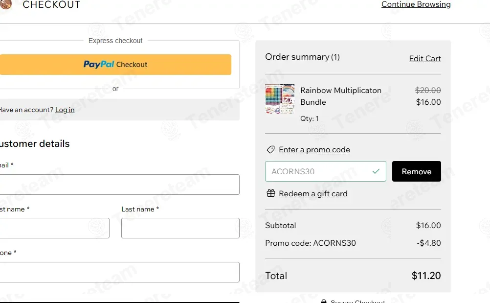 Acorns and Aprons coupon code: 30% off with ACORNS30. Tested and valid as 3 days ago.