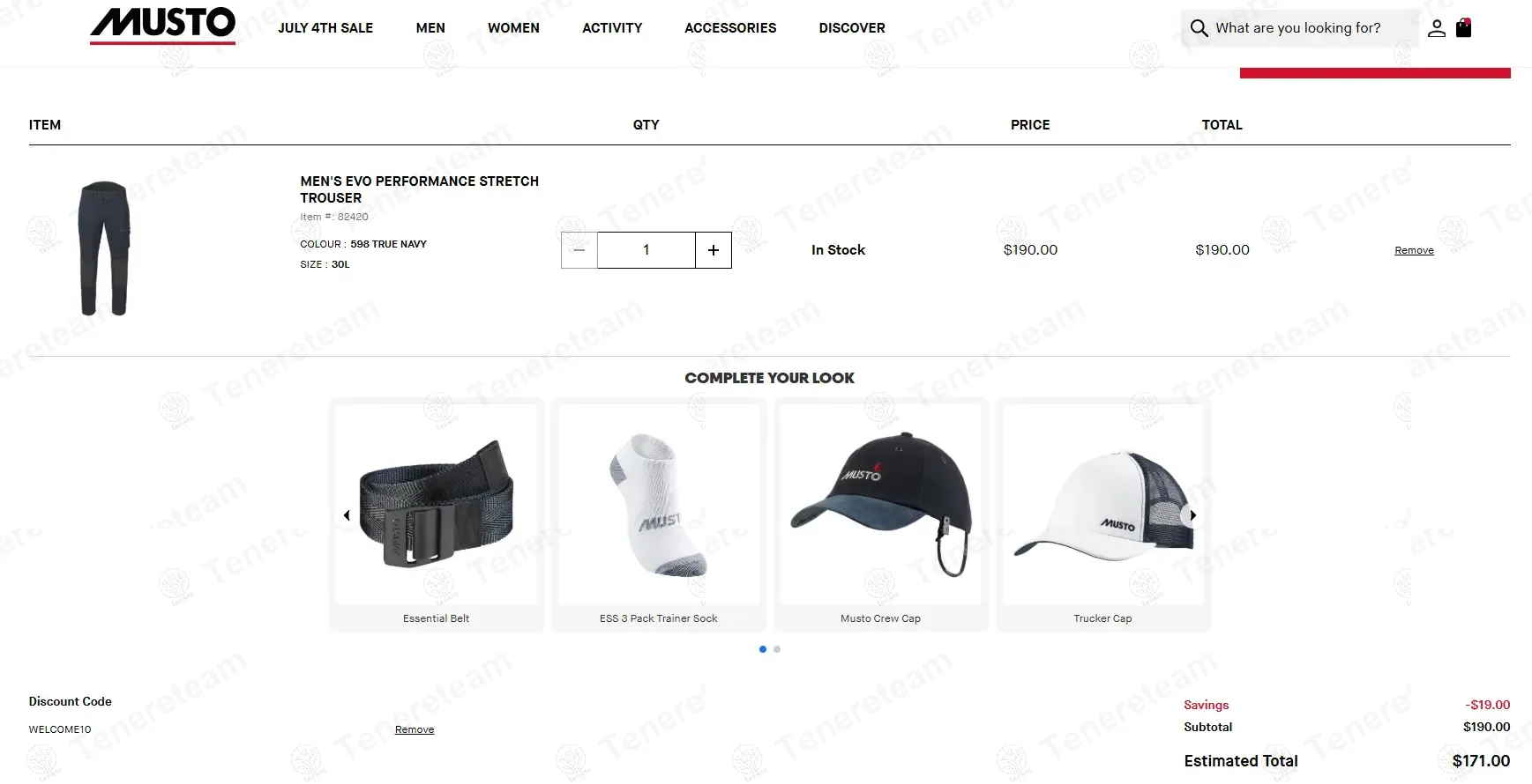Musto coupon code: 10% off with WELCOME10. Tested and valid as 1 year ago.