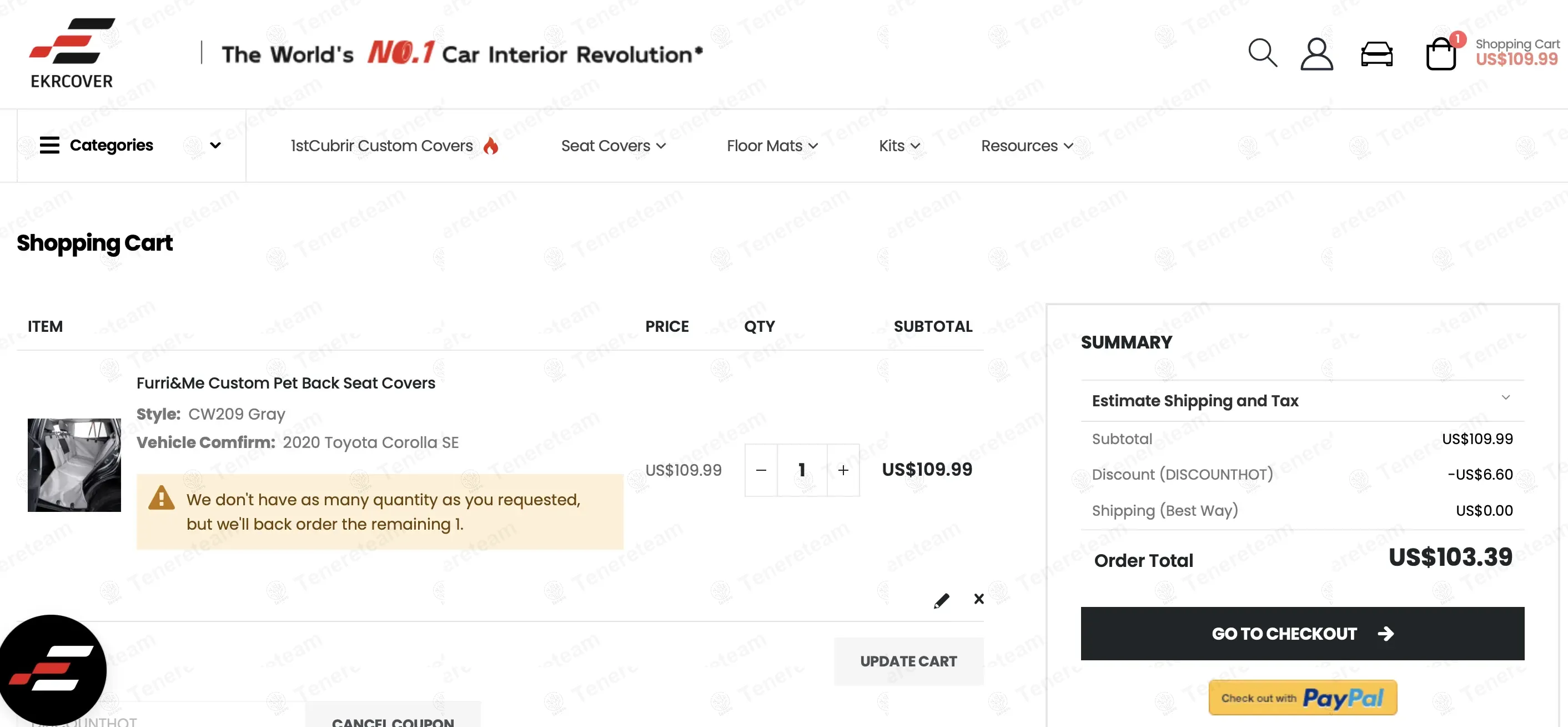 Ekrcover coupon code re-checked and confirmed working at checkout