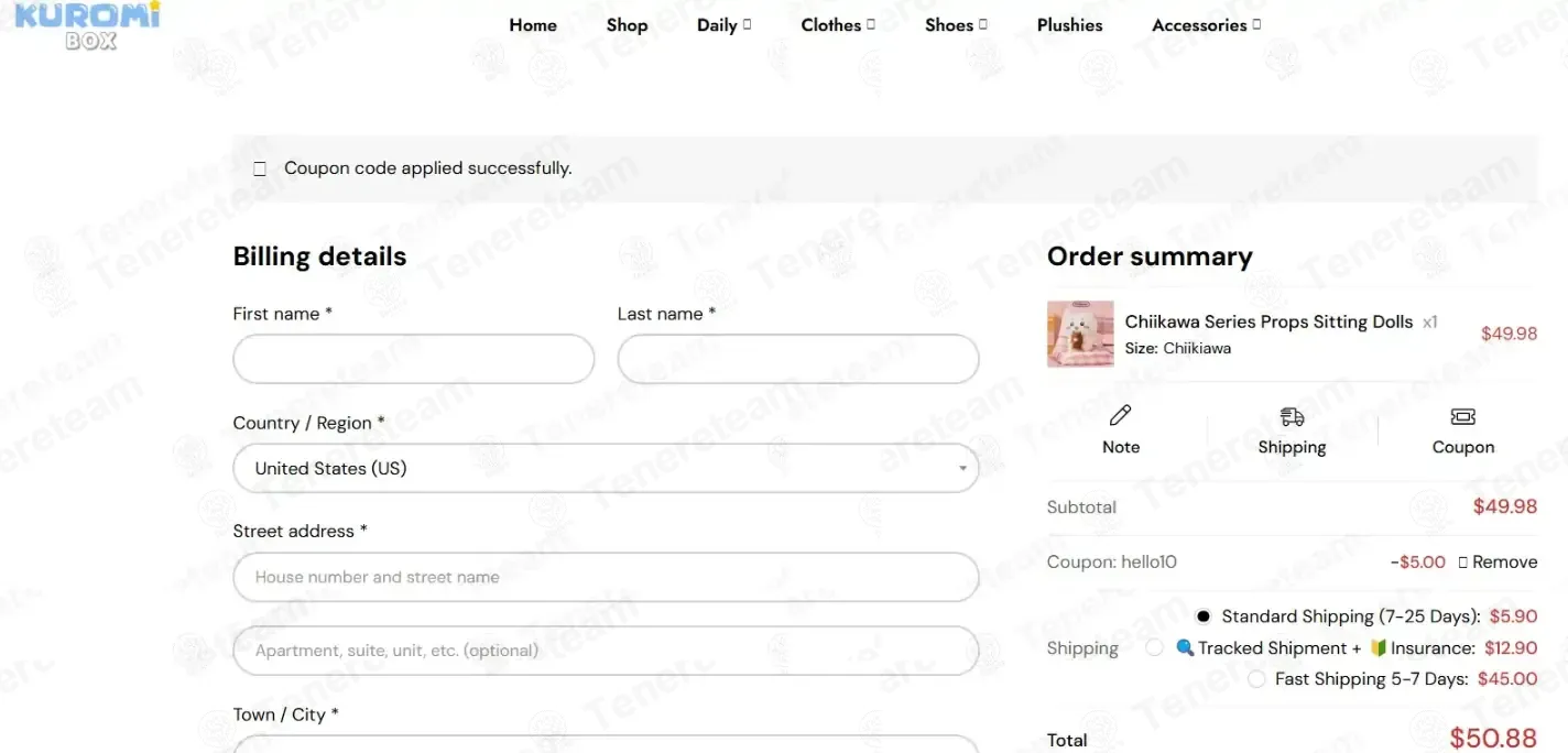 KUROMI BOX coupon code: 10% off with HELLO10. Tested and valid as 2 months ago.