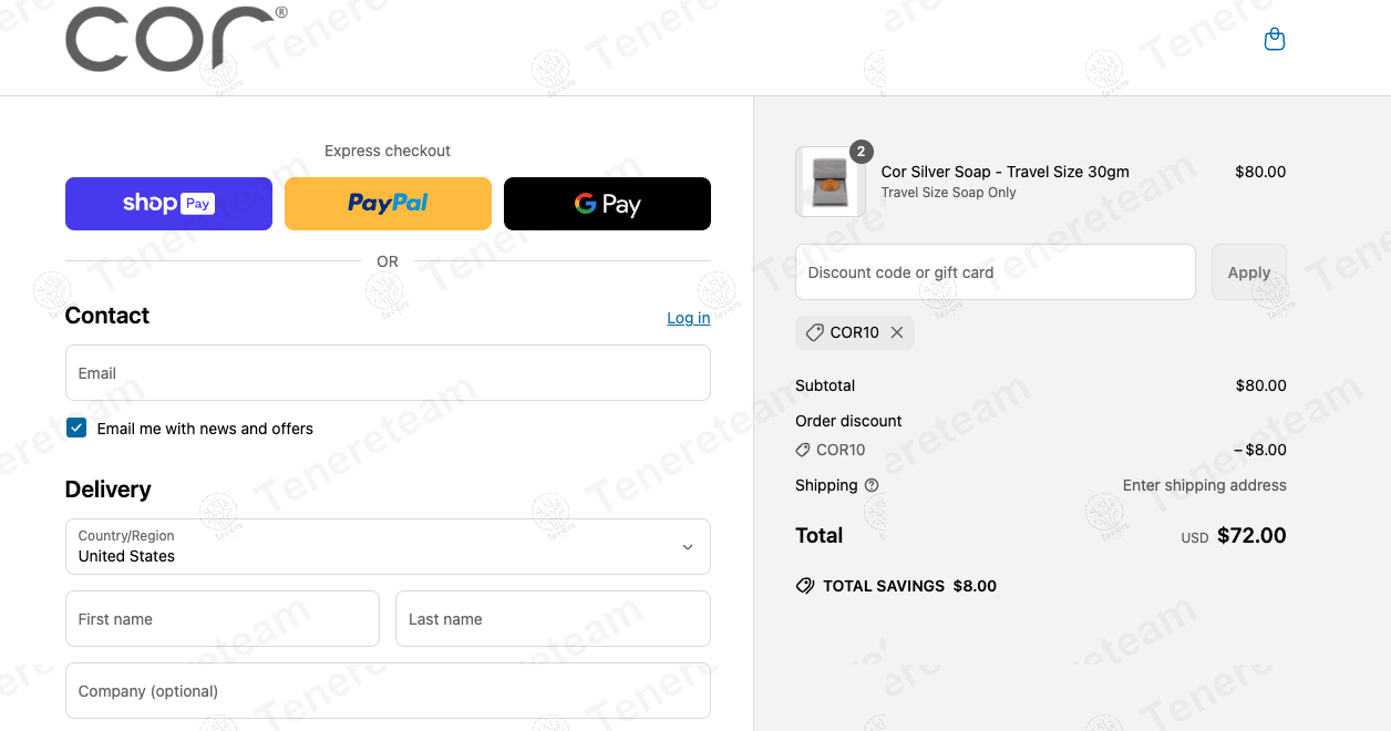 Cor Silver coupon code: 10% off with COR10. Tested and valid as 1 year ago.