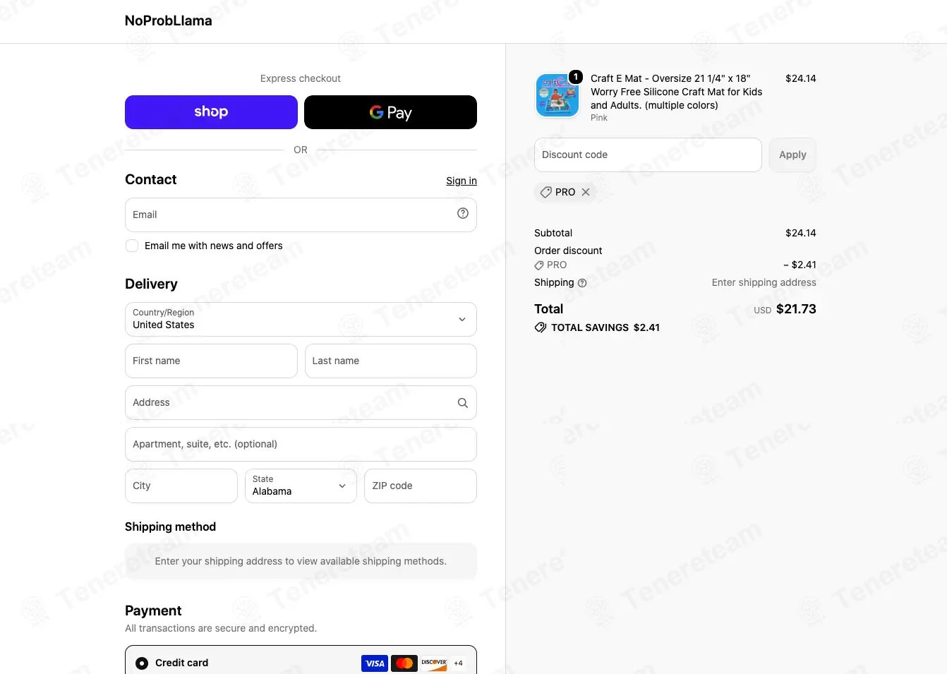 No Prob Llama coupon code: 10% off with pro. Tested and valid as 1 day ago.