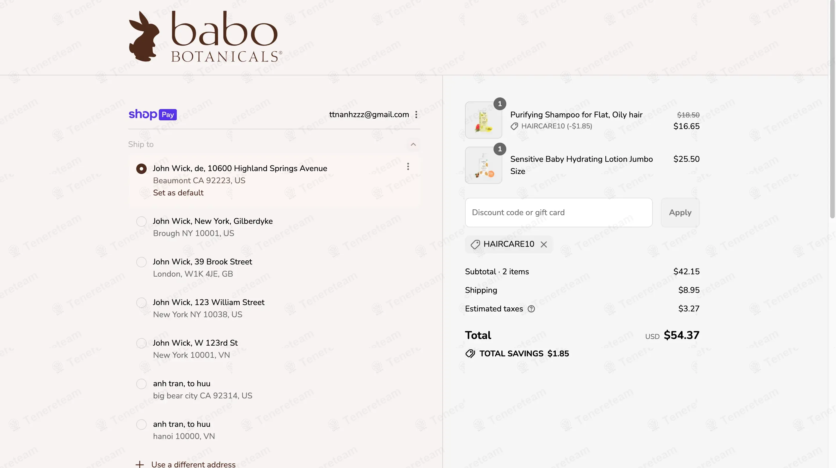 Babo Botanicals coupon code: 10% off with HAIRCARE10. Tested and valid as 8 months ago.