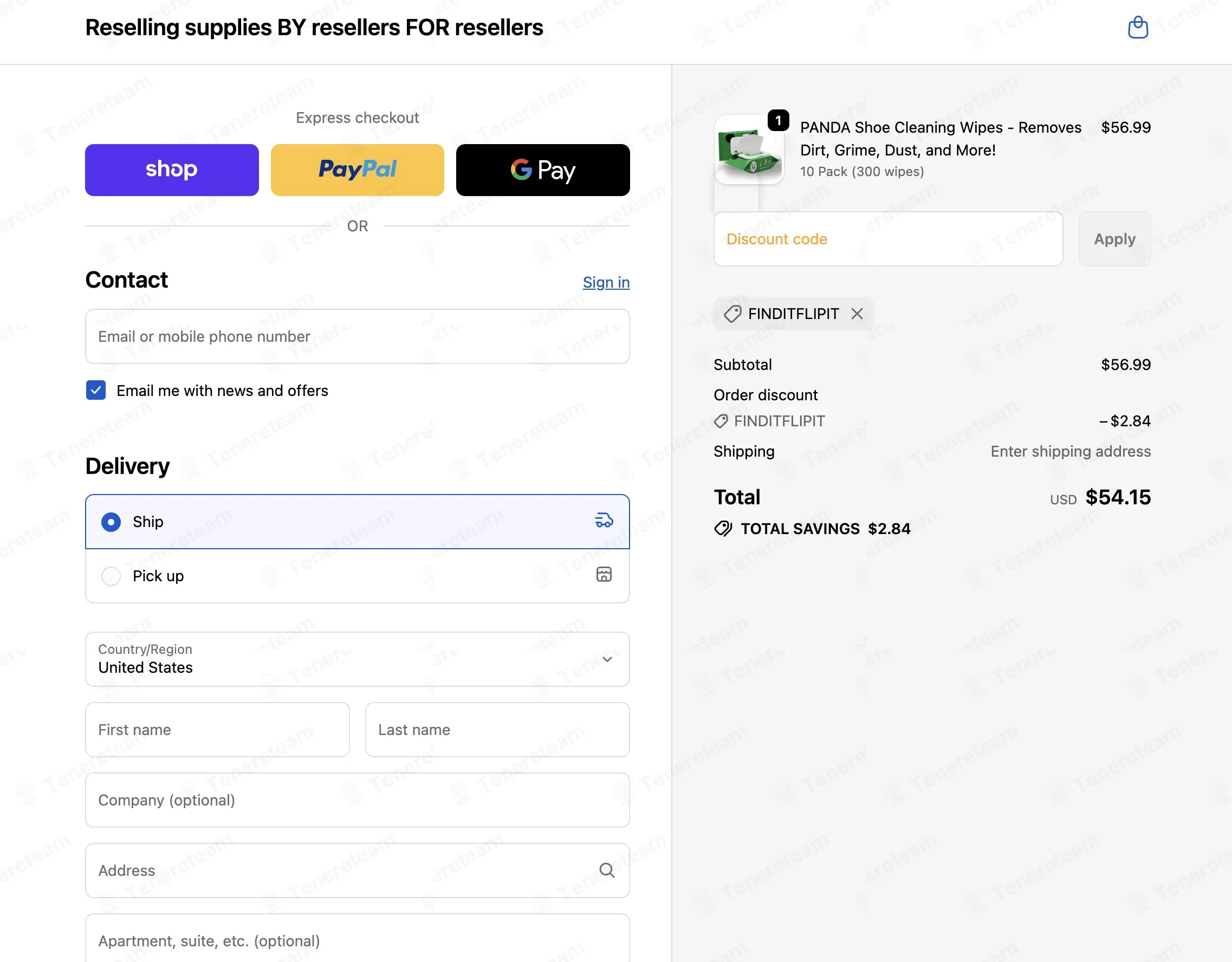 Reselling Supplies coupon code: 5% off with FINDITFLIPIT. Tested and valid as 1 month ago.