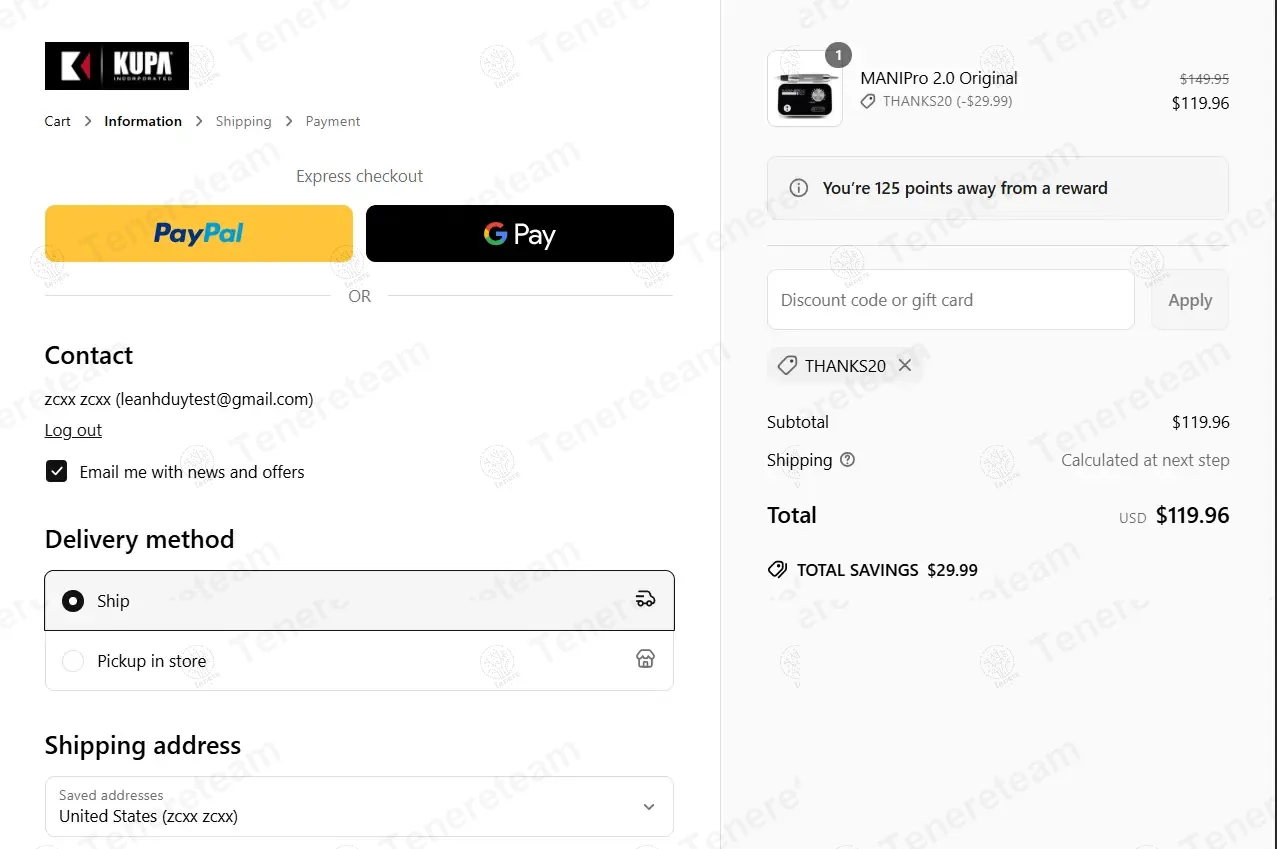 Kupa Inc coupon code: 20% off with THANKS20. Tested and valid as 9 months ago.