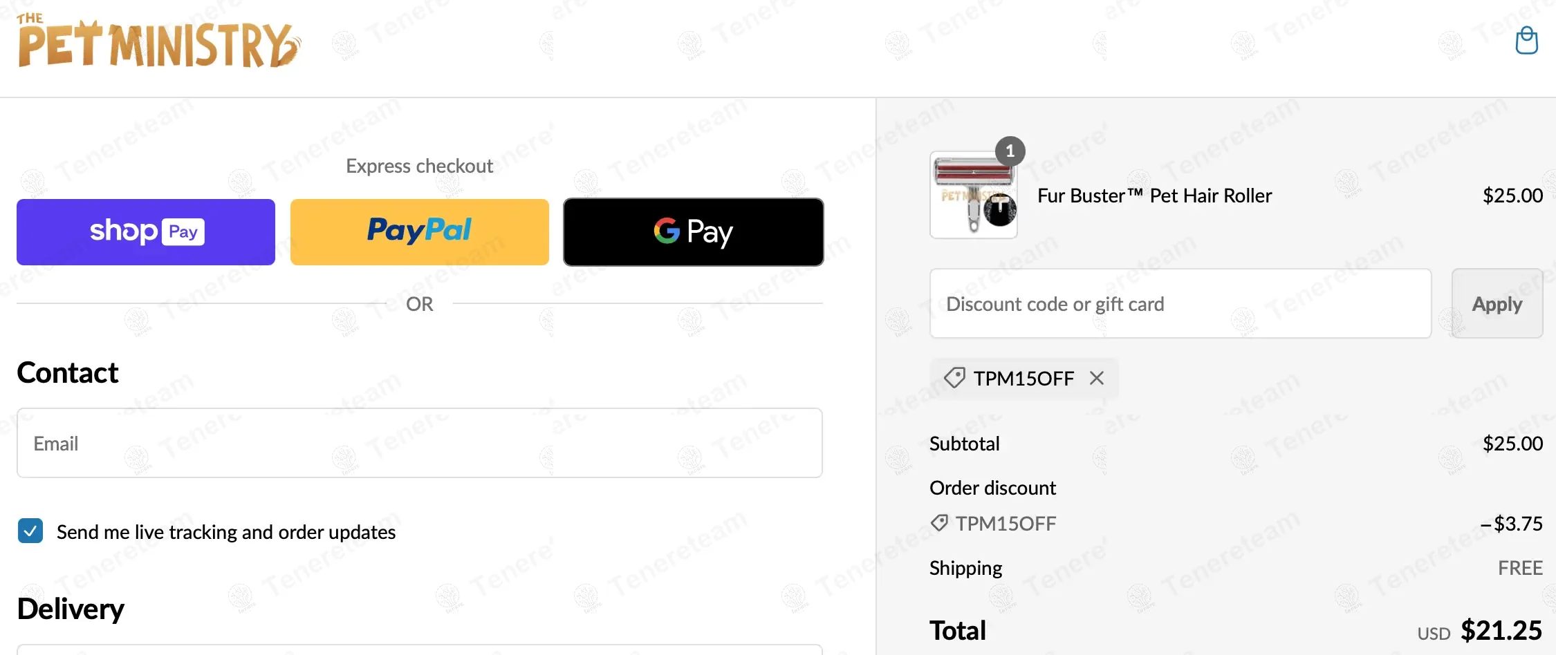 The Pet Ministry apply coupon code