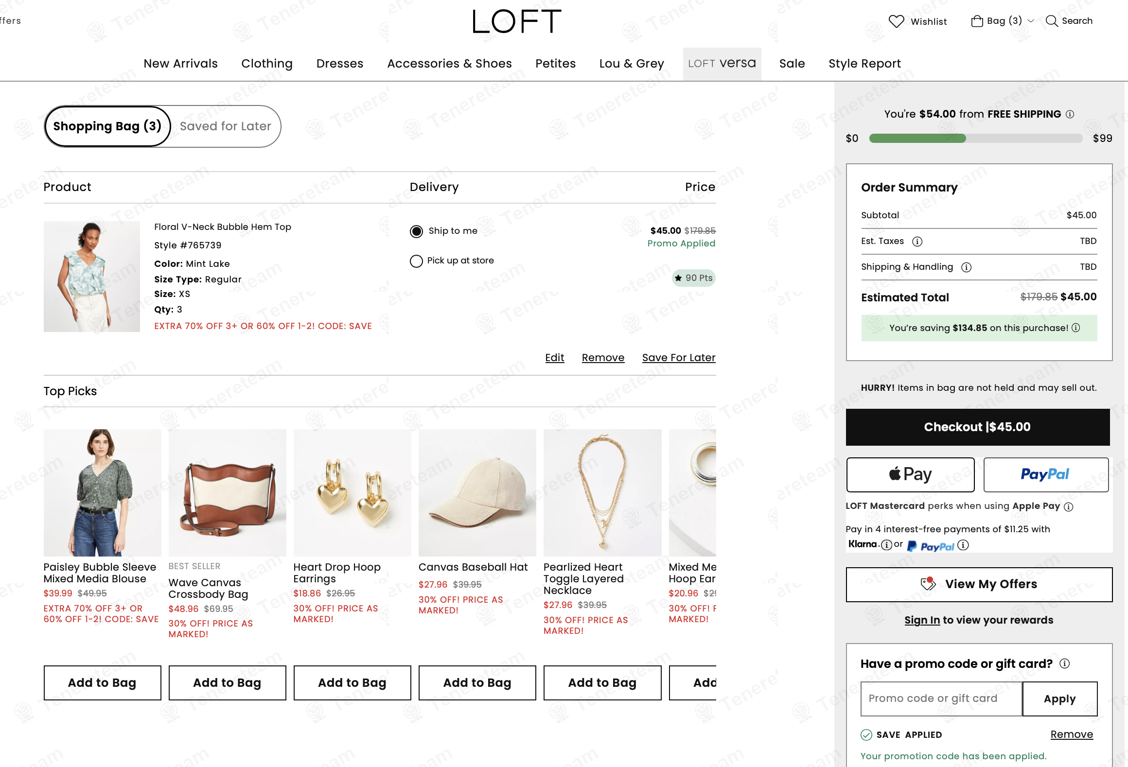Loft Outlet coupon code: 70% off with SAVE. Tested and valid as 1 year ago.