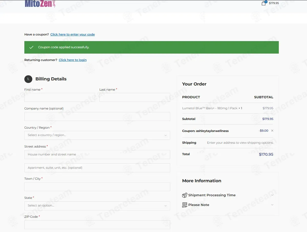 MitoZen coupon code: 5% off with ASHLEYTAYLORWELLNESS. Tested and valid as 1 month ago.