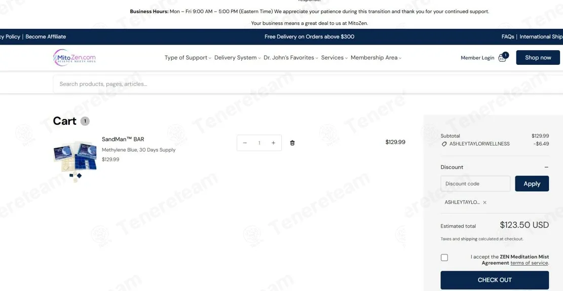 MitoZen coupon code: 5% off with ASHLEYTAYLORWELLNESS. Tested and valid as 1 month ago.