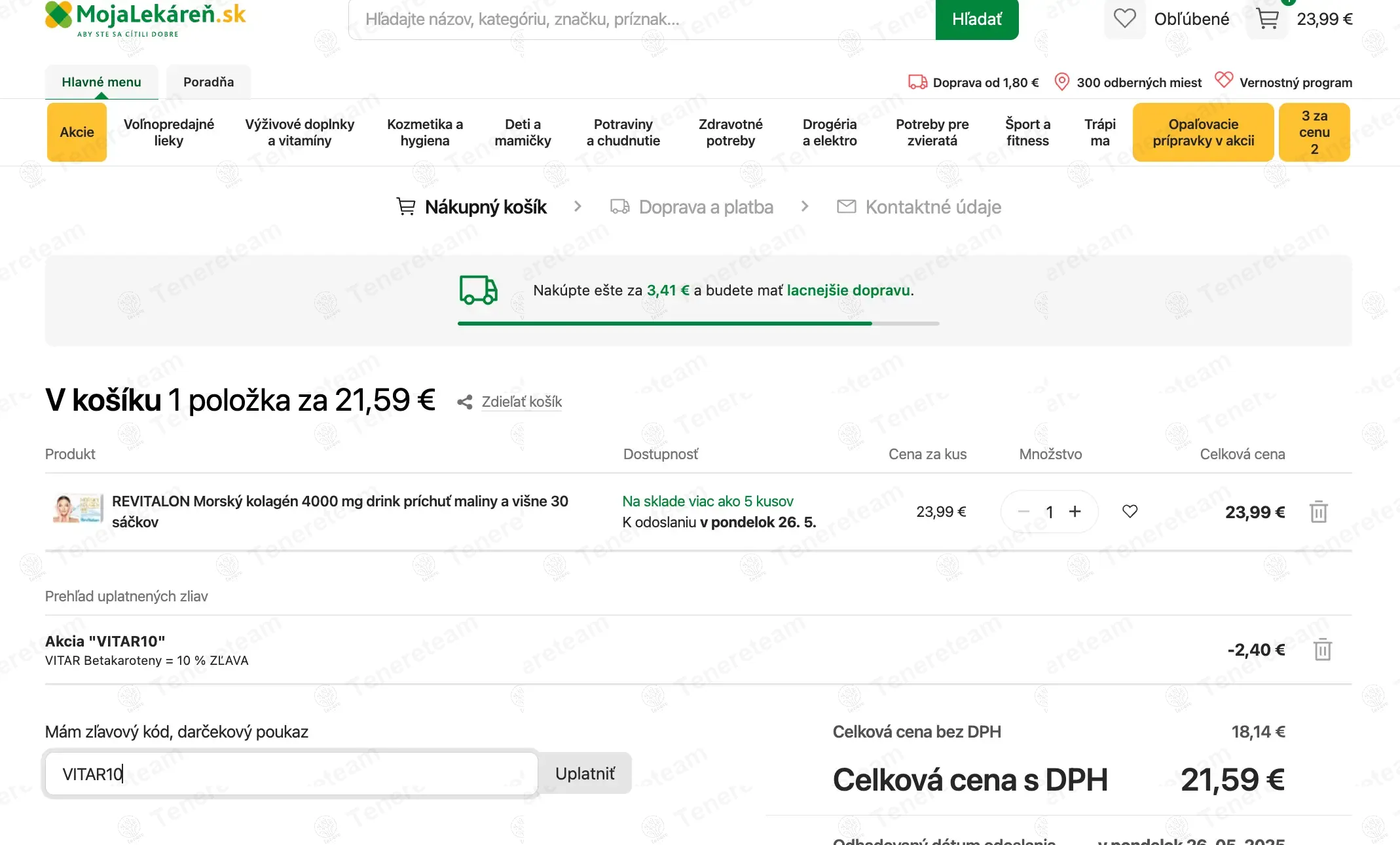 Mojalekaren SK coupon code: 10% off with VITAR10. Tested and valid as 1 year ago.