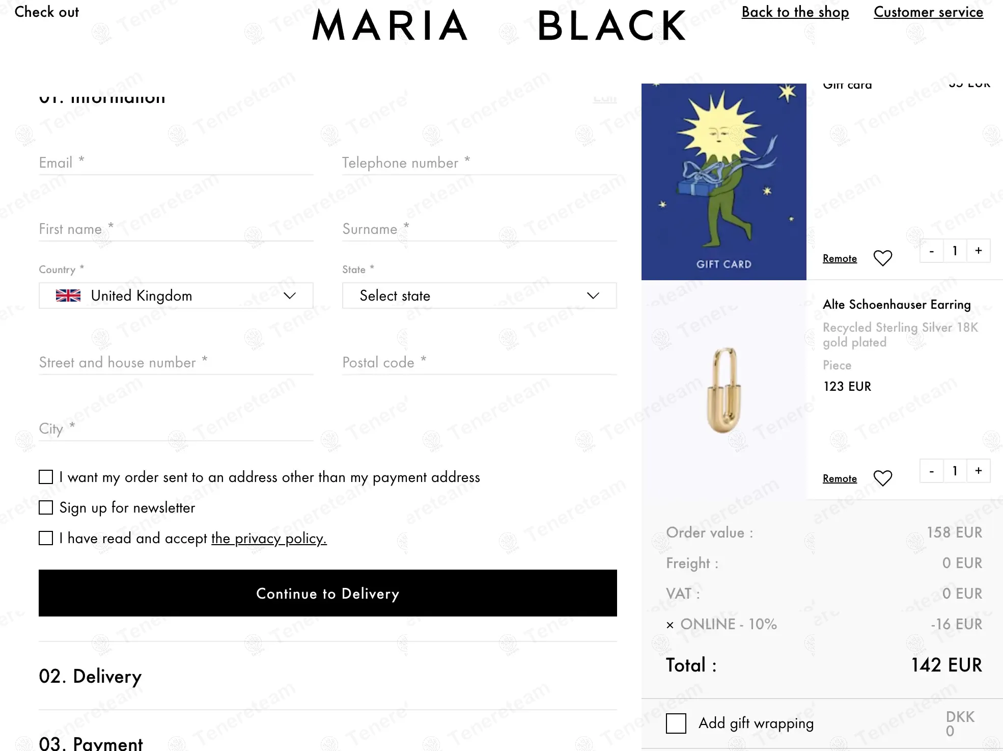Maria Black Jewelry coupon code: 10% off with STUDENTKORTET10. Tested and valid as 1 year ago.