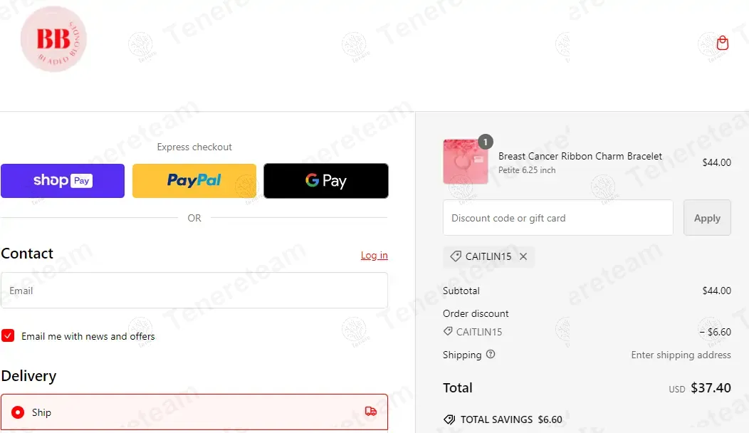 Beaded Blondes coupon code: 15% off with CAITLIN15. Tested and valid as 1 year ago.