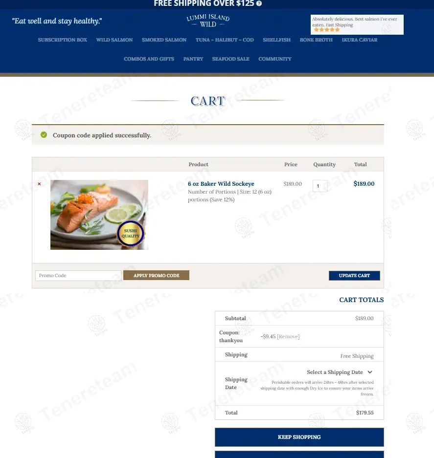 Lummi Island Wild apply coupon code