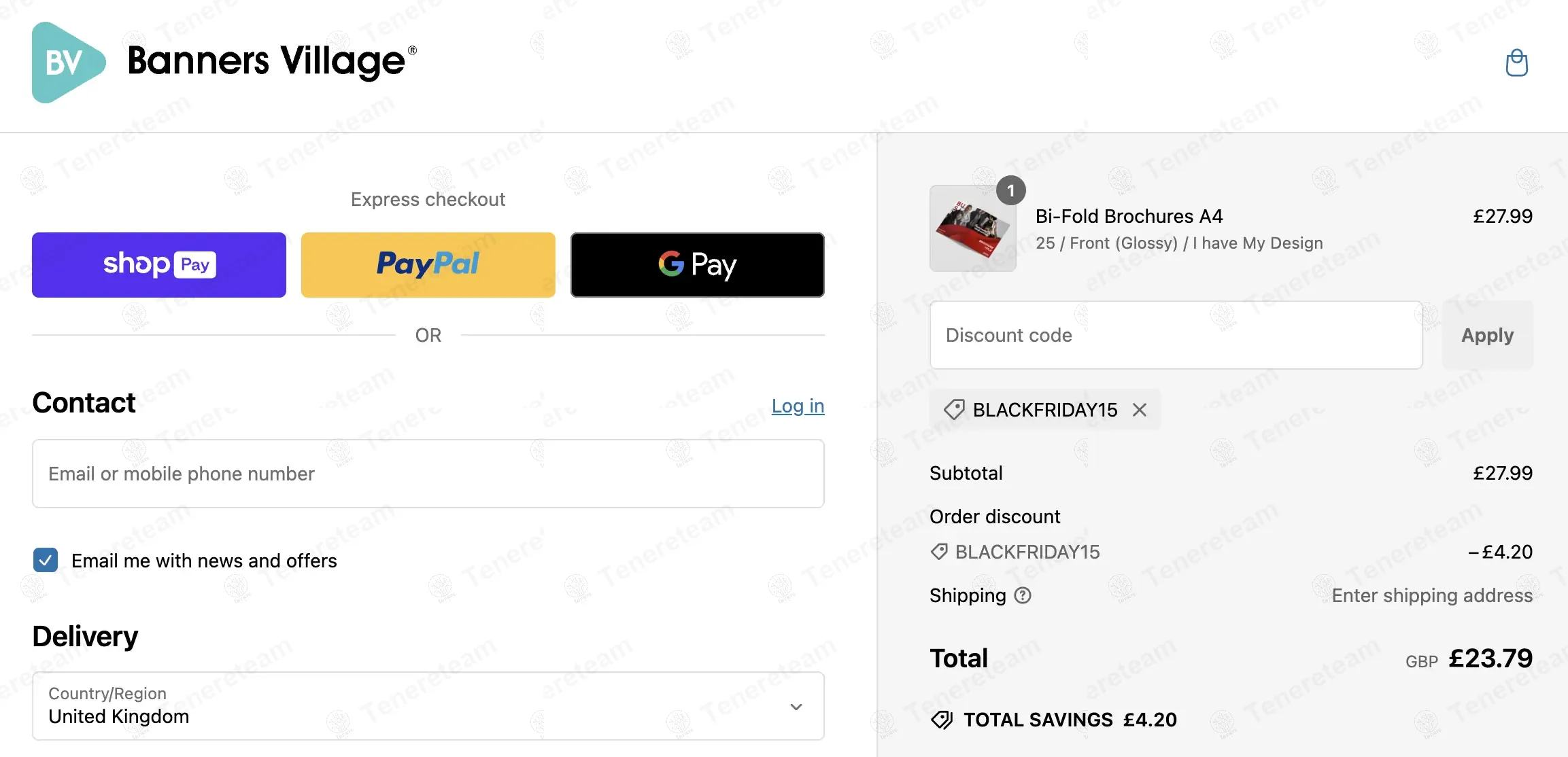 Banners Village coupon code: 15% off with BLACKFRIDAY15. Tested and valid as 1 year ago.