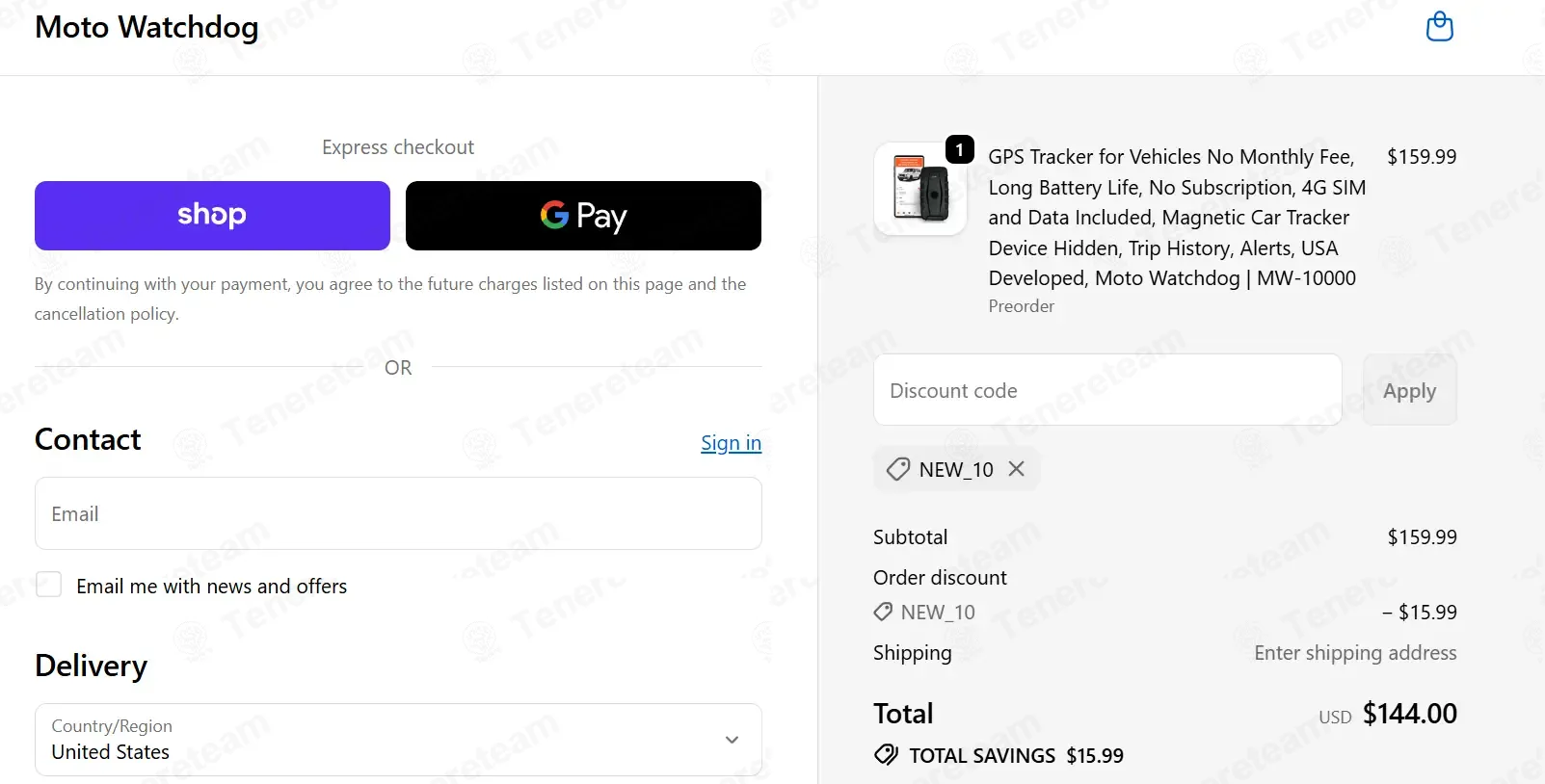 Moto Watchdog Shop coupon code: 10% off with NEW_10. Tested and valid as 4 days ago.