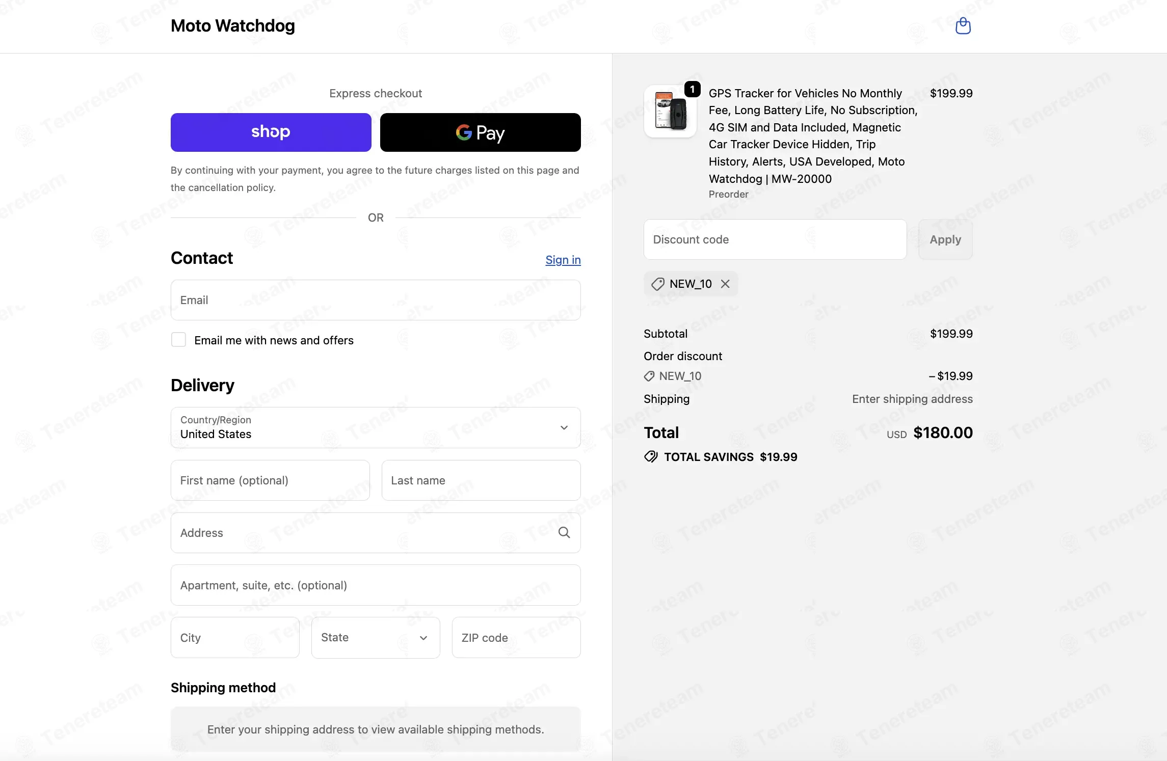 Moto Watchdog Shop coupon code: 10% off with NEW_10. Tested and valid as 4 days ago.
