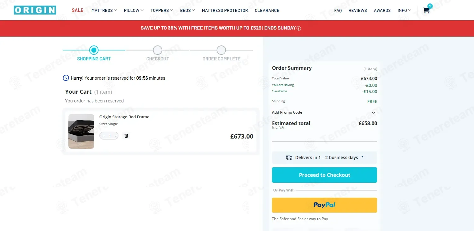 Origin Mattress UK coupon code: 5% off with ORIGINVIP. Tested and valid as 3 weeks ago.