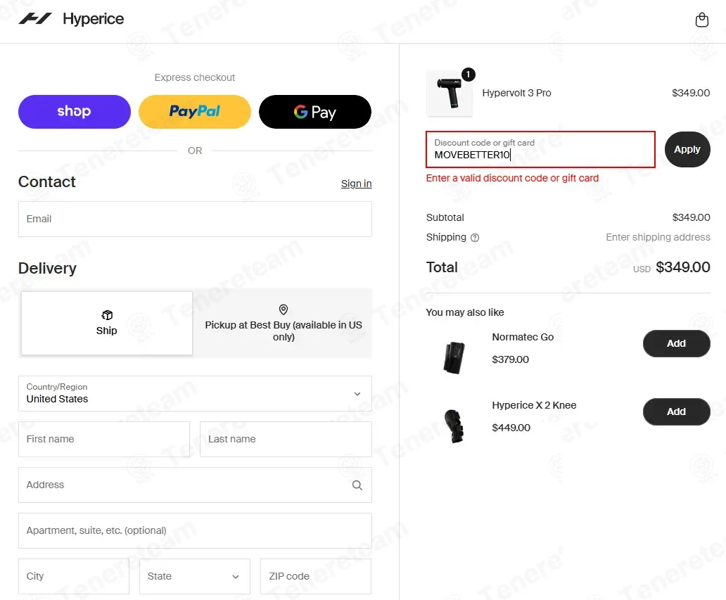 Hyperice coupon code: 10% off with MOVEBETTER10. Tested and valid as 6 days ago.