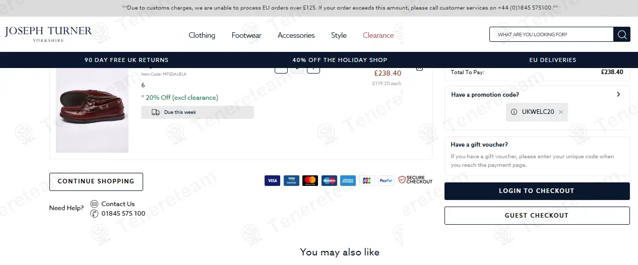 Joseph Turner UK coupon code: 20% off with UKWELC20. Tested and valid as 1 year ago.