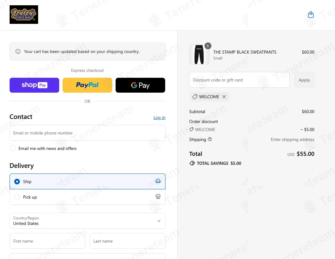 Lowlow Streetwear coupon code: $5 off with WELCOME. Tested and valid as 10 months ago.