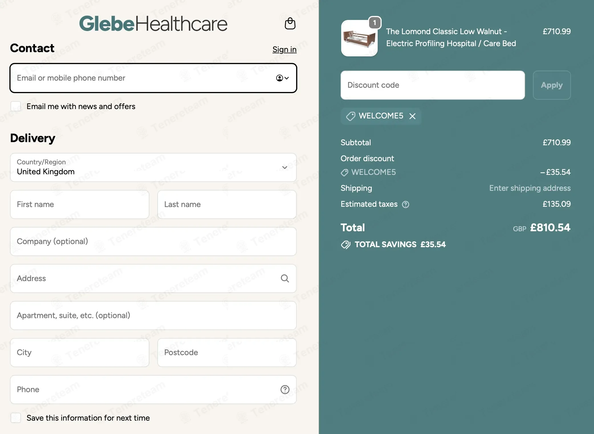 Glebe Healthcare coupon code: 5% off with welcome5. Tested and valid as 3 weeks ago.