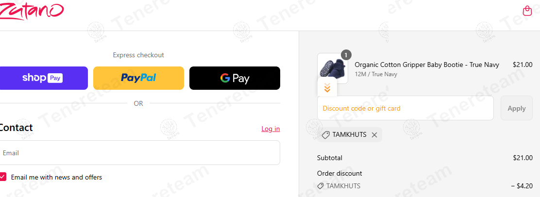 Zutano coupon code: 20% off with TAMKHUTS. Tested and valid as 1 year ago.