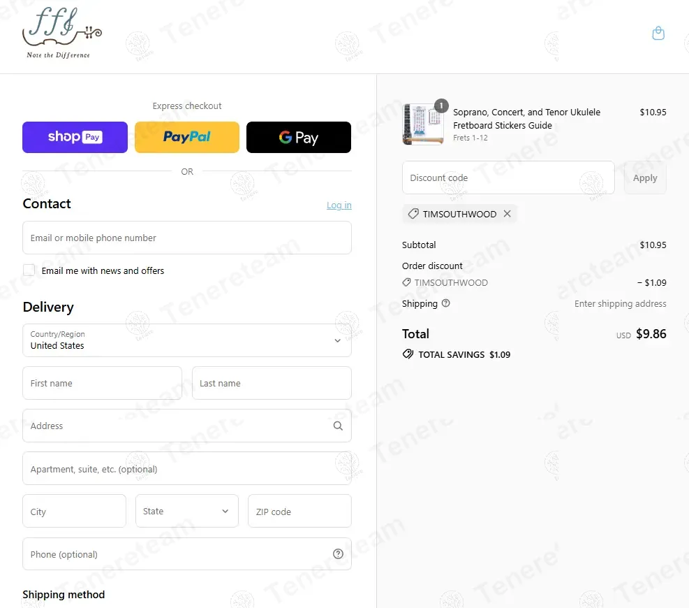 Fantastic Finger Guides coupon code: 10% off with TIMSOUTHWOOD. Tested and valid as 8 months ago.