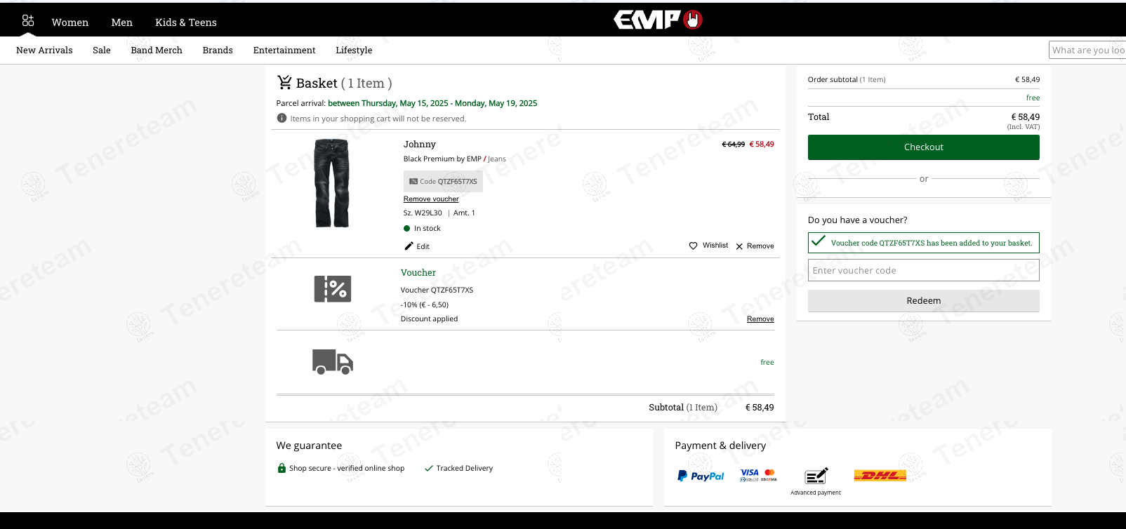 Emp Online coupon code: 10% off with QTZF65T7XS. Tested and valid as 8 months ago.