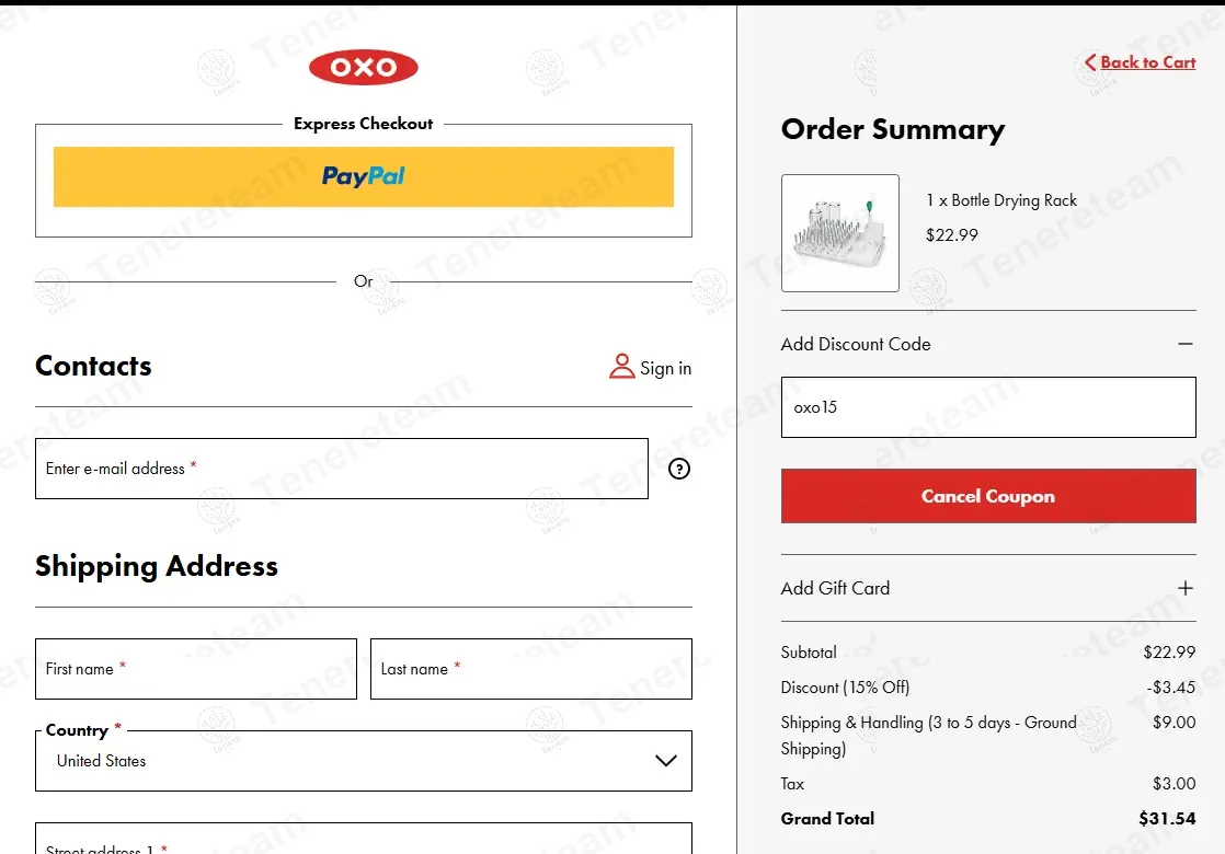 Oxo coupon code: 15% off with OXO15. Tested and valid as 1 year ago.