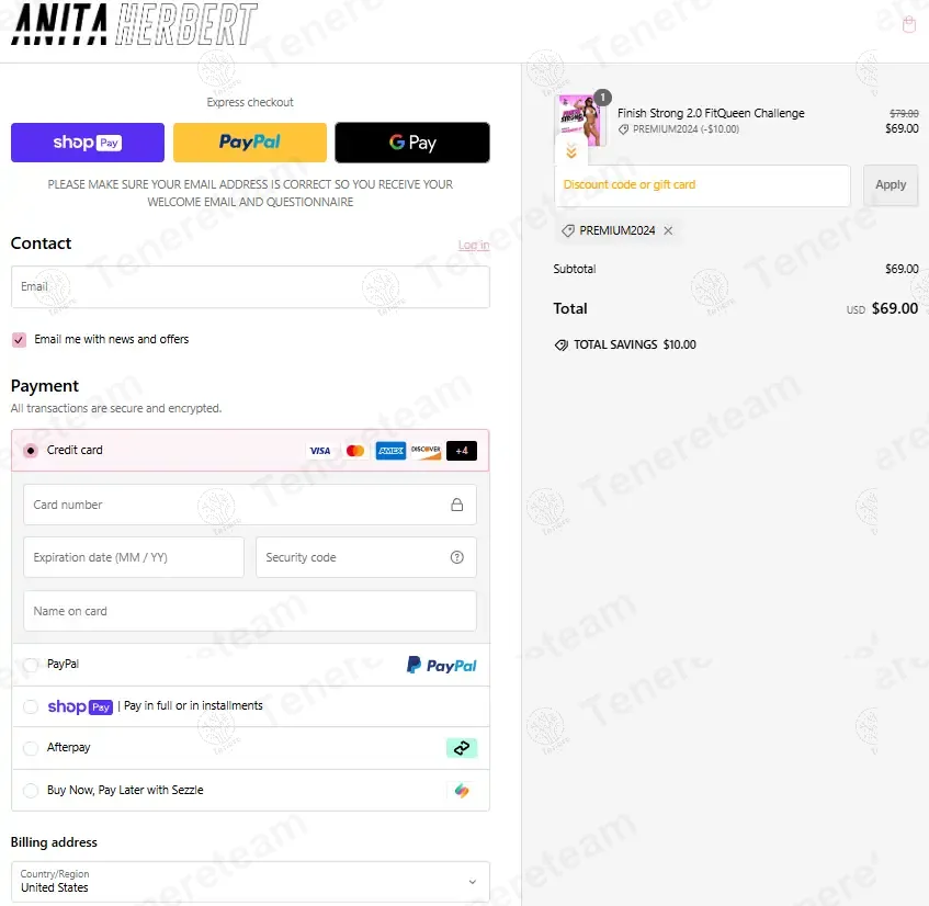 Anita Herbert coupon code: $25 off with FS25. Tested and valid as 1 year ago.