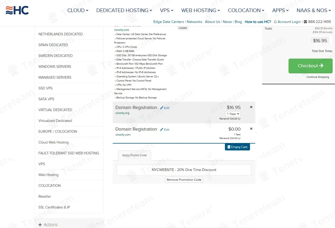 Hostcolor.com coupon code: 20% off with NYCWEBSITE. Tested and valid as 1 year ago.