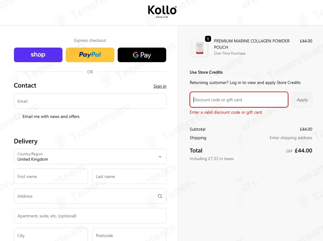 Kollo Health coupon code: 30% off with LOVEJENNI. Tested and valid as 1 week ago.