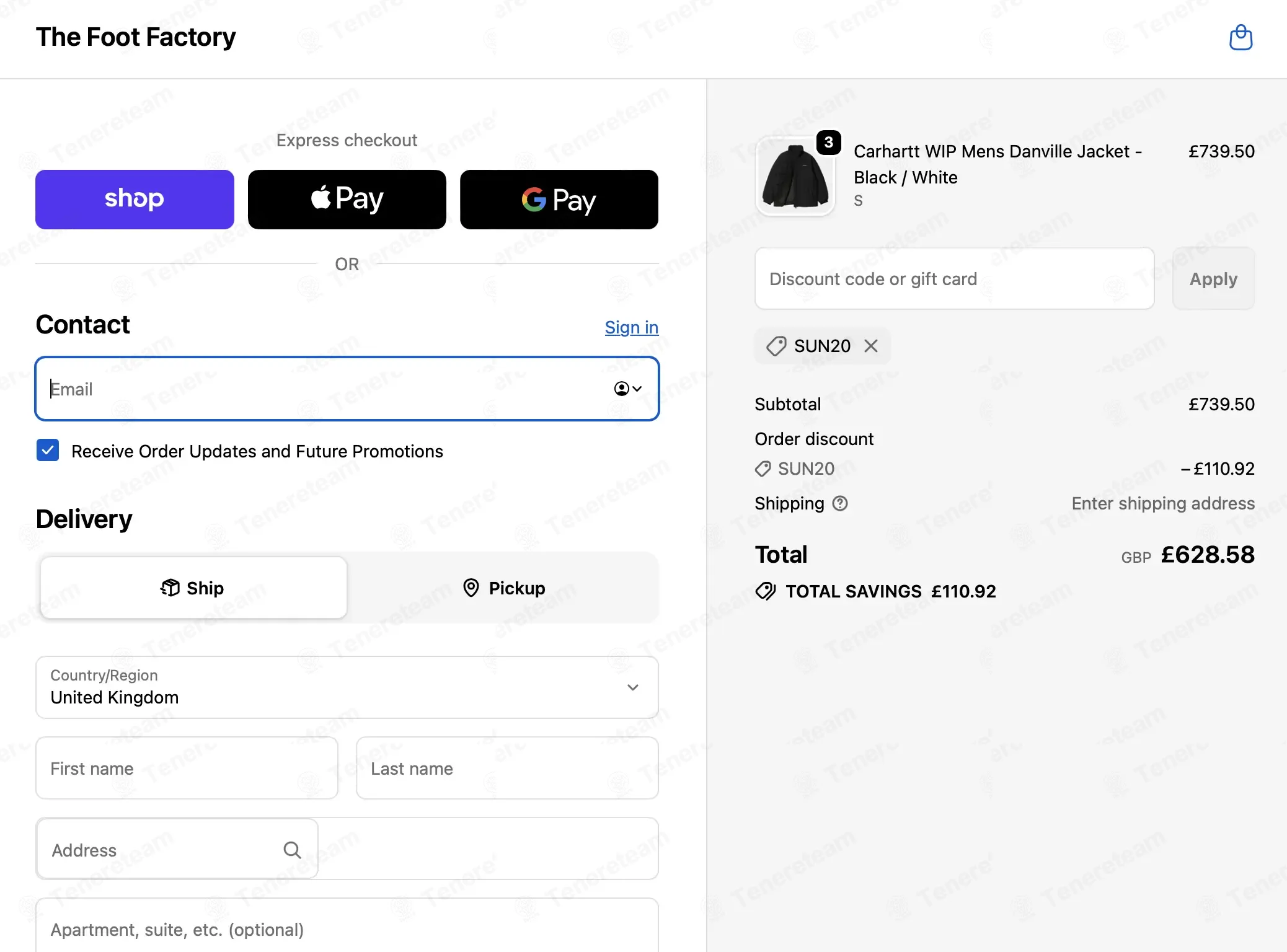 The Foot Factory coupon code: 15% off with SUN20. Tested and valid as 4 months ago.