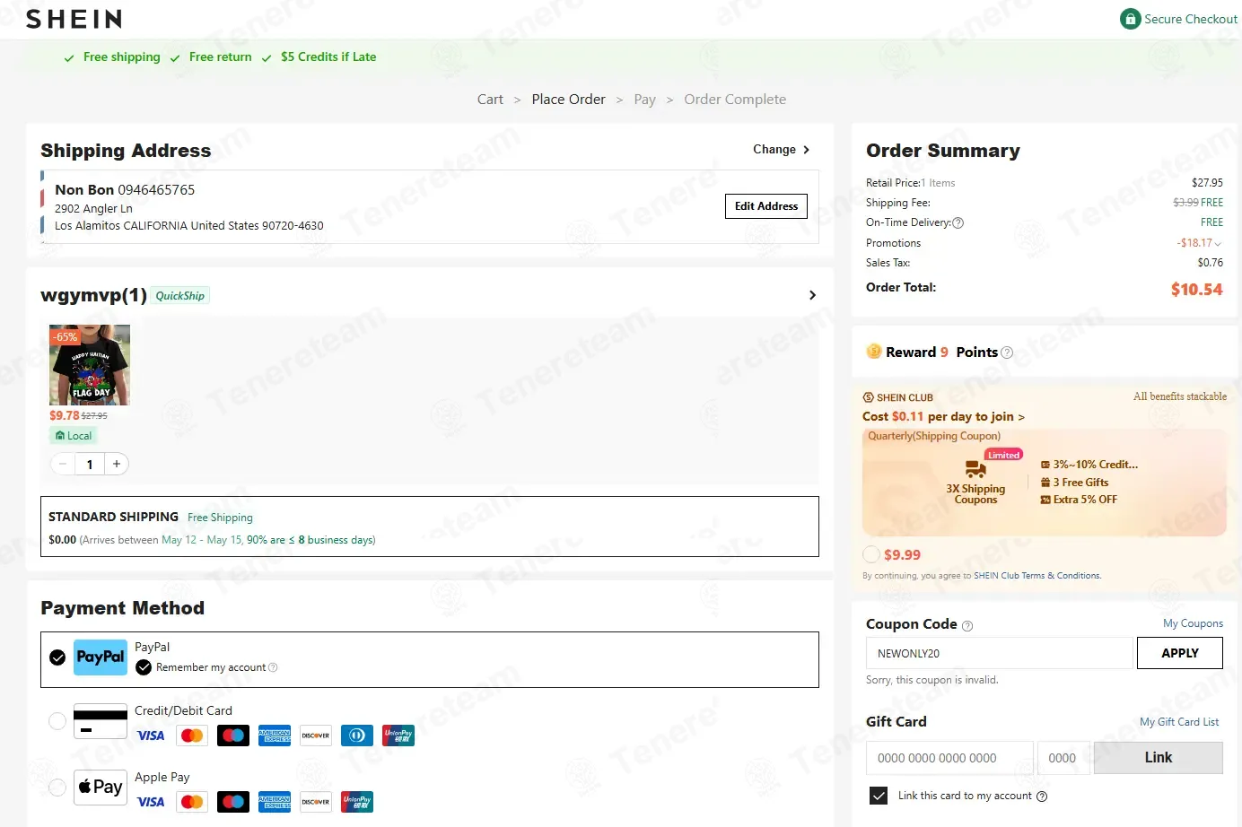 SHEIN coupon code: 22% off with NEWONLY20. Tested and valid as 1 month ago.