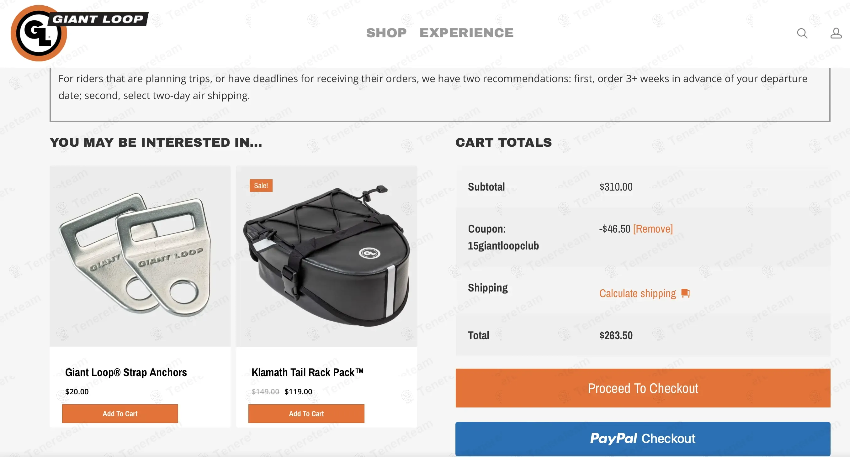 60% OFF Giant Loop Coupon Codes - June 2026 Promo Codes