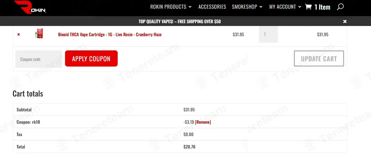 70% OFF Rokin Vapes Coupon Codes - May 2026 Promo Codes