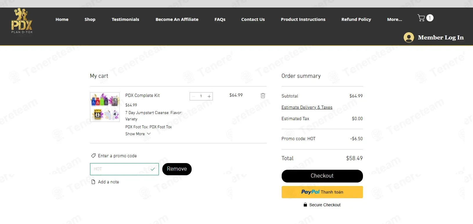 Plan D Tox coupon code: 10% off with HOT. Tested and valid as 1 month ago.
