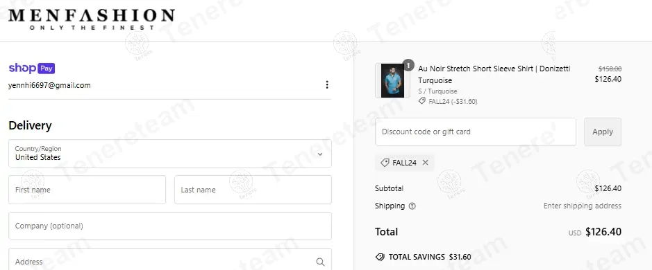 Men Fashion coupon code: 20% off with FALL24. Tested and valid as 1 year ago.