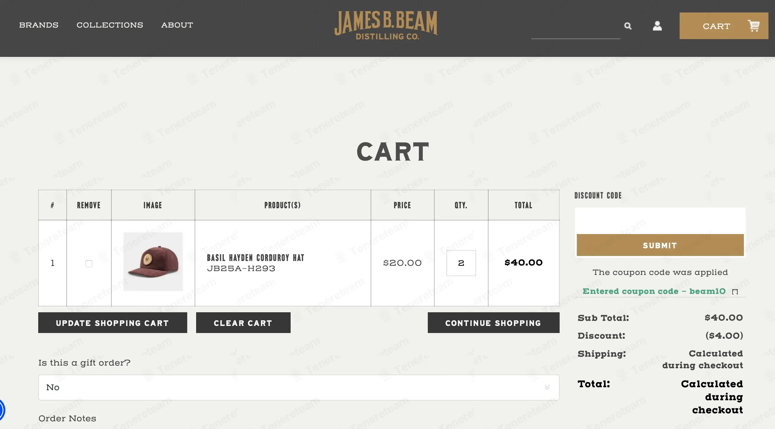 Jim Beam coupon code: 10% off with BEAM10. Tested and valid as 8 months ago.