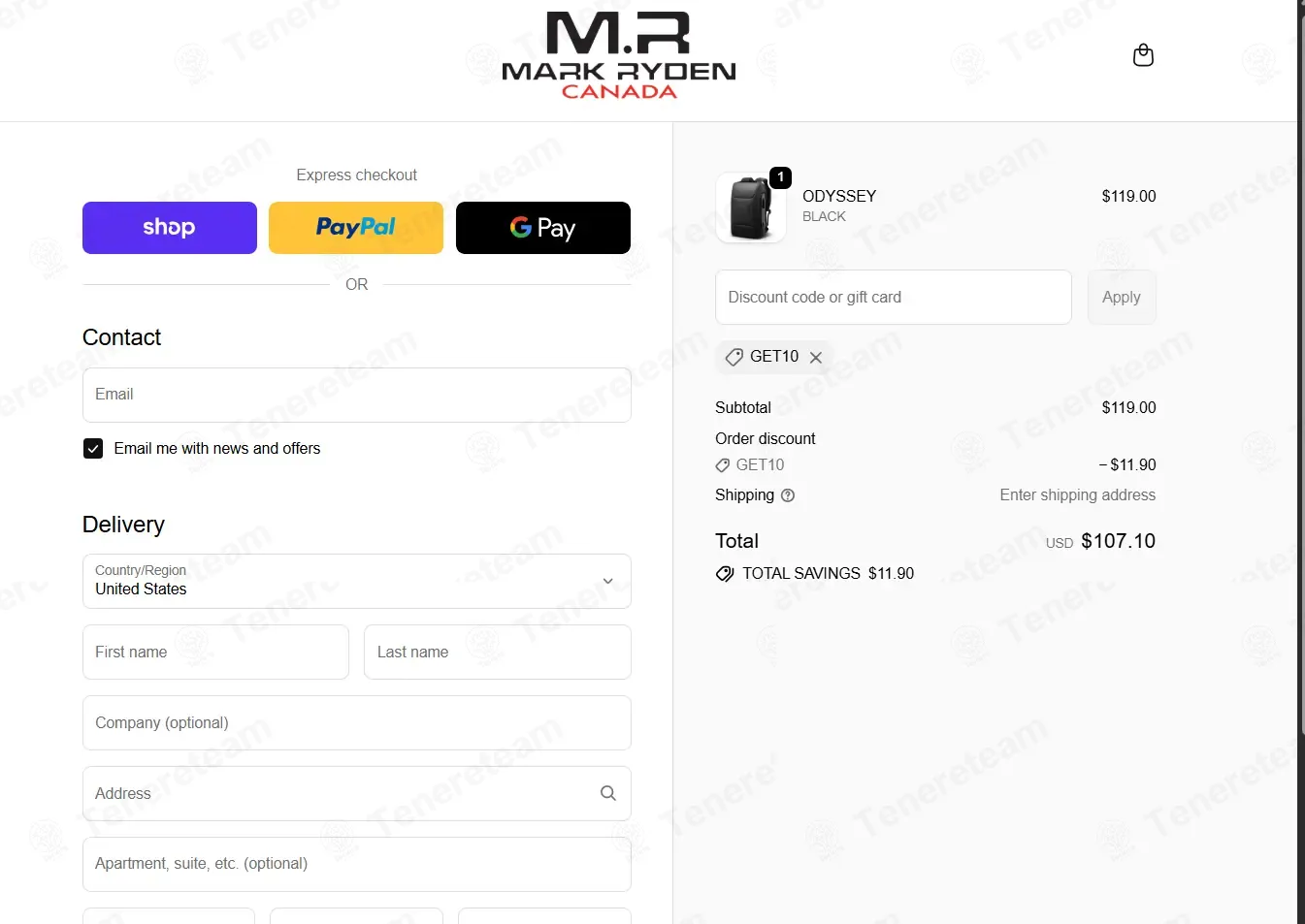 Mark Ryden Canada coupon code: 10% off with GET10. Tested and valid as 1 month ago.