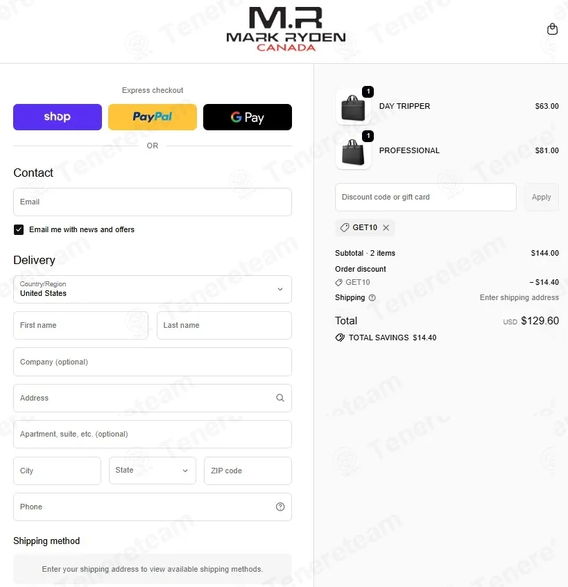 Mark Ryden Canada coupon code: 10% off with GET10. Tested and valid as 1 month ago.