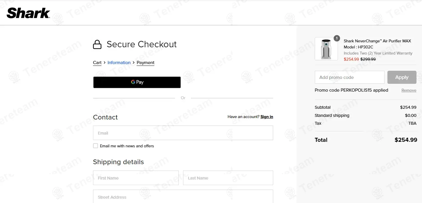 SharkClean CA coupon code: 15% off with PERKOPOLIS15. Tested and valid as 1 year ago.